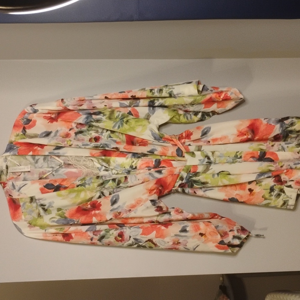 🎉 Watercolor Floral Lingerie Set